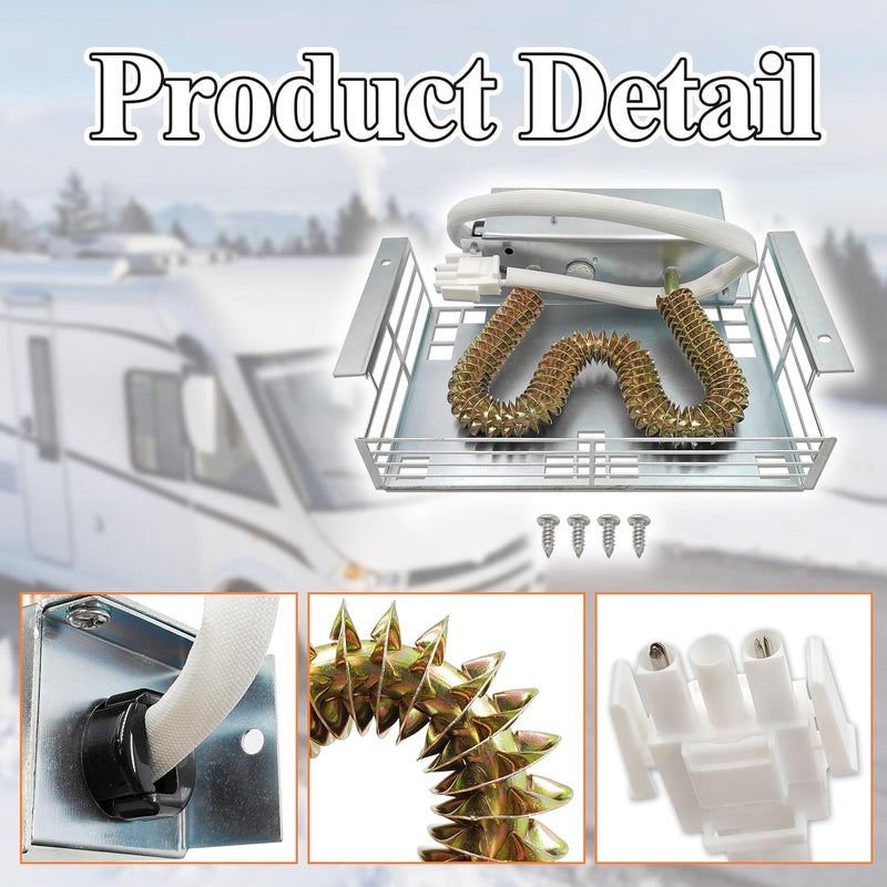LUKYER 3314998.000 RV Air Conditioner Non Ducted Heat Strip Kit Replacement for Dometic Compatible with Brisk Air II and Penguin II Non-Ducted Models-120 Volt - Image 2